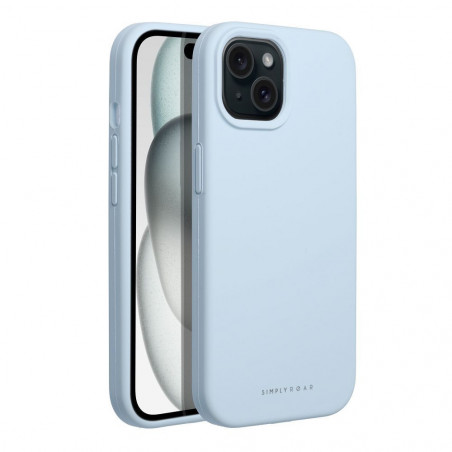 Kryt Roar Cloud-Skin na Apple iPhone 15 Svetlo modrý