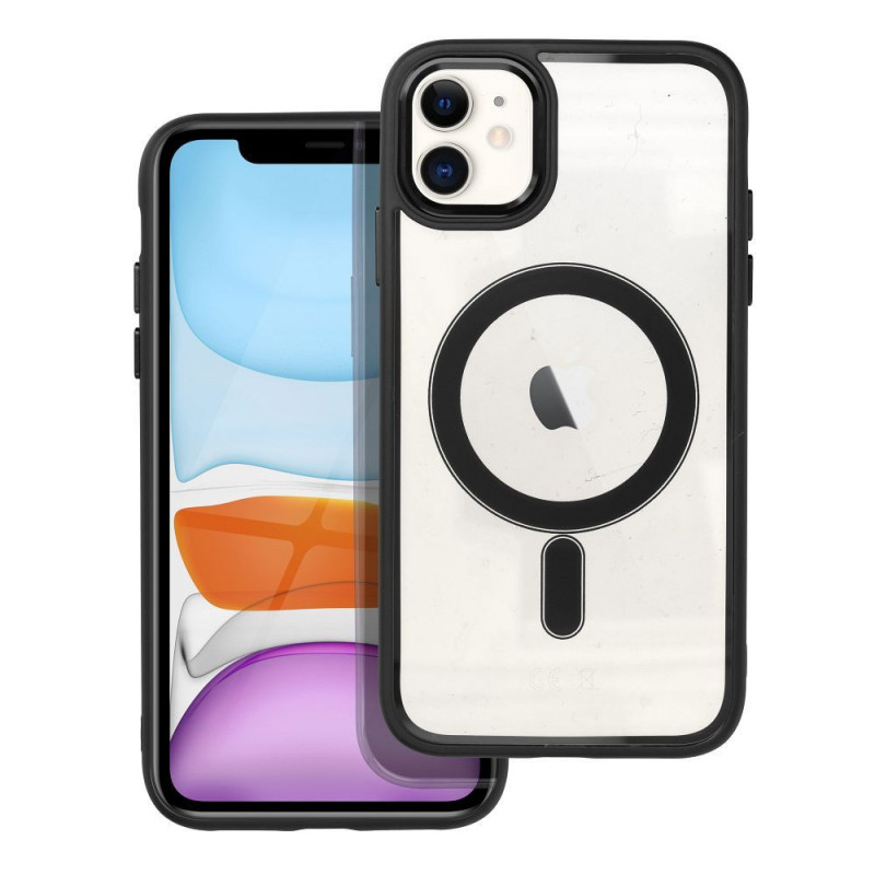 Kryt Color Edge Mag na Apple iPhone 11 MagSAFE  Čierny
