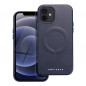 Kryt Roar Leather Mag na Apple iPhone 12 Elegant  MagSAFE  Tmavší modrý