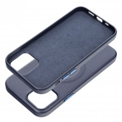 Kryt Roar Leather Mag na Apple iPhone 12 Elegant  MagSAFE  Tmavší modrý