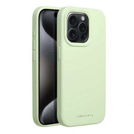 Kryt Roar Cloud-Skin na Apple iPhone 15 Pro Svetlo zelený