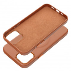Kryt Roar Leather Mag na Apple iPhone 12 Pro Elegant  MagSAFE  Hnedý
