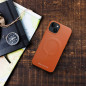 Kryt Roar Leather Mag na Apple iPhone 12 Pro Elegant  MagSAFE  Hnedý