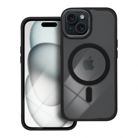 Kryt Color Edge Mag na Apple iPhone 15 MagSAFE Čierny
