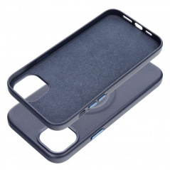 Kryt Roar Leather Mag na Apple iPhone 14 Plus Elegant  MagSAFE  Tmavší modrý