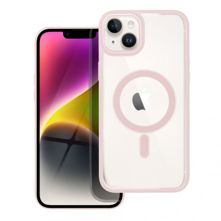Kryt Color Edge Mag na Apple iPhone 14 Plus MagSAFE Ružový