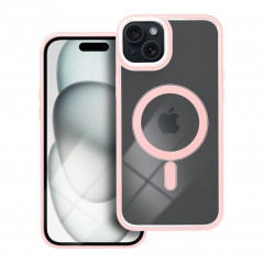 Kryt Color Edge Mag na Apple iPhone 15 Plus MagSAFE Ružový