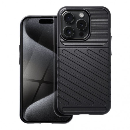 Kryt THUNDER na Apple iPhone 15 Pro Čierny