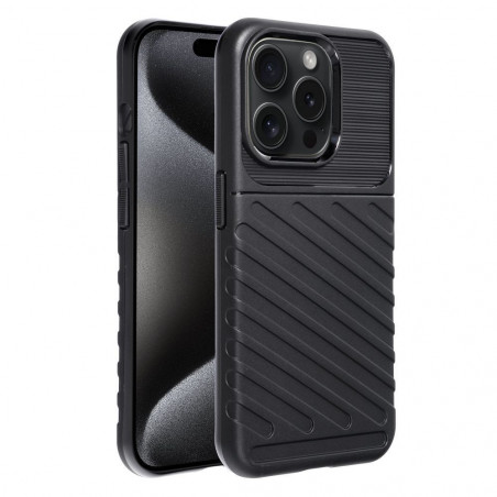 Kryt THUNDER na Apple iPhone 15 Pro Čierny