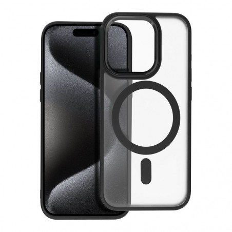 Kryt Matte Mag Cove na Apple iPhone 15 Pro MagSAFE Čierny