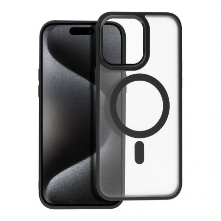 Kryt Matte Mag Cove na Apple iPhone 15 Pro Max MagSAFE  Čierny