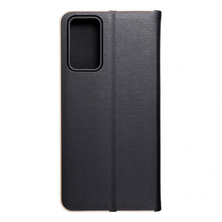 Peňaženkové puzdro LUNA Book Gold na XIAOMI Redmi Note 12s Elegant Čierny