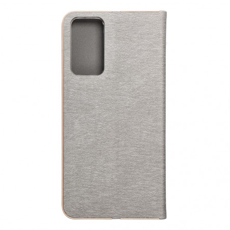 Peňaženkové puzdro LUNA Book Gold na XIAOMI Redmi Note 12s Elegant Strieborný