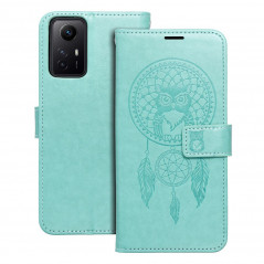 Peňaženkové puzdro MEZZO Book na XIAOMI Redmi Note 12s Lapač snov Zelený