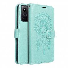 Peňaženkové puzdro MEZZO Book na XIAOMI Redmi Note 12s Lapač snov Zelený