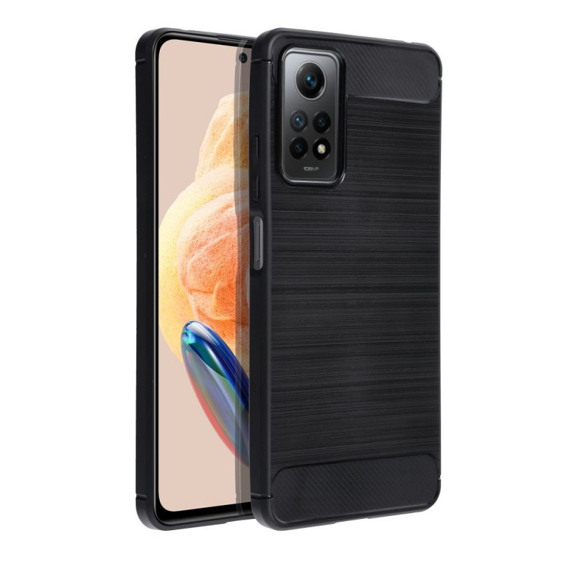 Kryt Carbon na XIAOMI Redmi Note 12 Pro 4G Elegant  Čierny