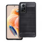 Kryt Carbon na XIAOMI Redmi Note 12 Pro 4G Elegant  Čierny