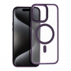 Kryt Matte Mag Cove na Apple iPhone 15 Pro Max MagSAFE Fialový (Purple)