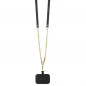 Kryt Guess Metal Logo Starss Crossbody na Apple iPhone 13 Pro Elegant  Čierny