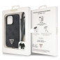 Kryt Guess Metal Logo Starss Crossbody na Apple iPhone 13 Pro Elegant  Čierny