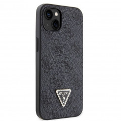 Kryt Guess Metal Logo Starss Crossbody na Apple iPhone 14 Elegant  Čierny