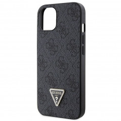 Kryt Guess Metal Logo Starss Crossbody na Apple iPhone 14 Elegant  Čierny