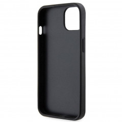 Kryt Guess Metal Logo Starss Crossbody na Apple iPhone 14 Elegant  Čierny