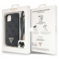 Kryt Guess Metal Logo Starss Crossbody na Apple iPhone 14 Elegant  Čierny