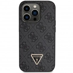 Kryt Guess Metal Logo Starss Crossbody na Apple iPhone 14 Pro Max Elegant  Čierny