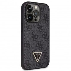 Kryt Guess Metal Logo Starss Crossbody na Apple iPhone 14 Pro Max Elegant  Čierny