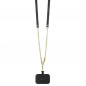 Kryt Guess Metal Logo Starss Crossbody na Apple iPhone 14 Pro Max Elegant  Čierny