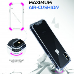 Kryt Roar Armor Jelly na Apple iPhone 15 Pro Max Prémiové puzdro  Transparentný