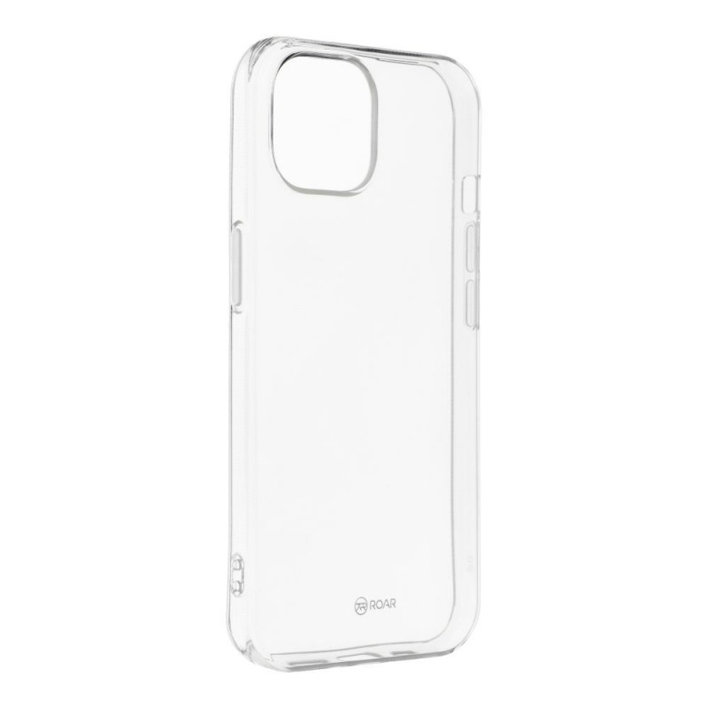 Kryt Roar Jelly Case na Apple iPhone 15 Transparentný