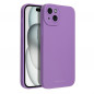 Kryt Roar Luna na Apple iPhone 15 Plus Jednofarebný, Štýlový, Estetický doplnok  Fialový (Violet)