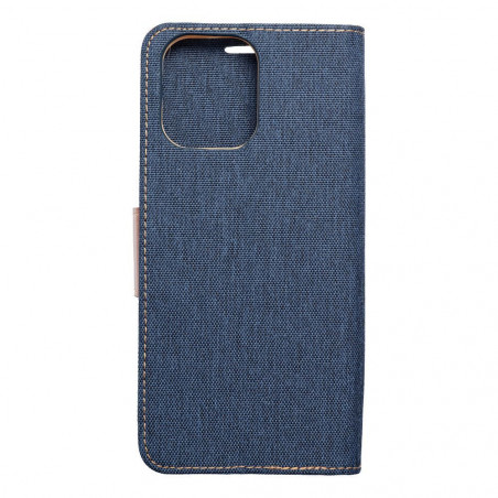 Peňaženkové puzdro CANVAS Book na XIAOMI Redmi 12 Námornícka modrá