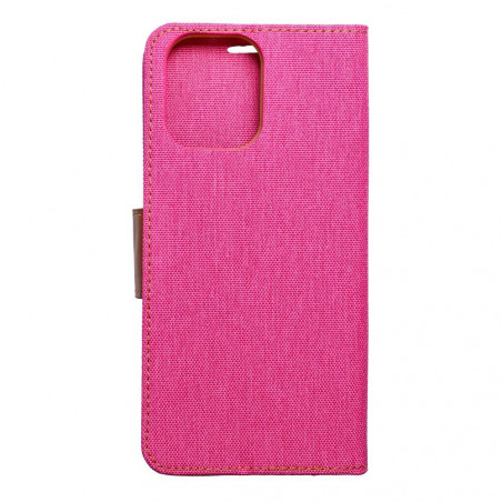 Peňaženkové puzdro CANVAS Book na XIAOMI Redmi 12 Ružový
