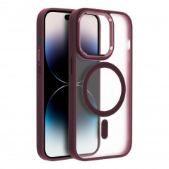 Kryt Matte Mag Cove na Apple iPhone 11 Pro Max MagSAFE  Slivkovo červený