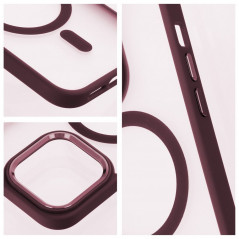 Kryt Matte Mag Cove na Apple iPhone 11 Pro Max MagSAFE  Slivkovo červený