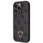 Kryt Guess Metal Logo Starss Crossbody na Apple iPhone 14 Pro Elegant  Čierny