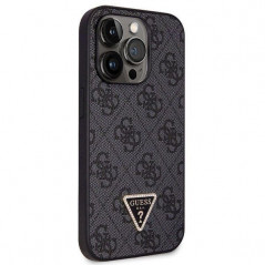 Kryt Guess Metal Logo Starss Crossbody na Apple iPhone 14 Pro Elegant  Čierny
