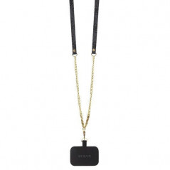 Kryt Guess Metal Logo Starss Crossbody na Apple iPhone 14 Pro Elegant  Čierny