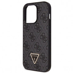 Kryt Guess Metal Logo Starss Crossbody na Apple iPhone 14 Pro Elegant  Čierny