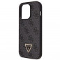 Kryt Guess Metal Logo Starss Crossbody na Apple iPhone 14 Pro Elegant  Čierny