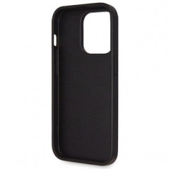 Kryt Guess Metal Logo Starss Crossbody na Apple iPhone 14 Pro Elegant  Čierny
