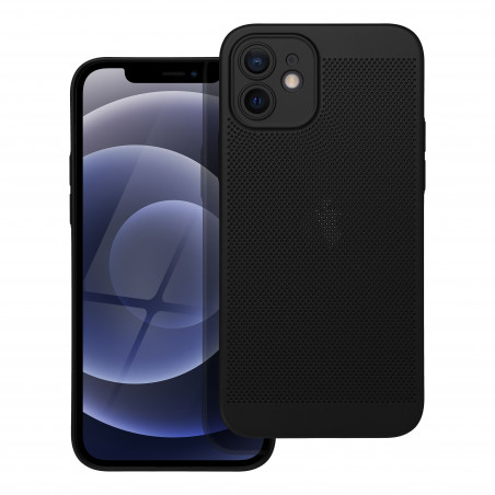 Kryt Breezy na Apple iPhone 12 Čierny