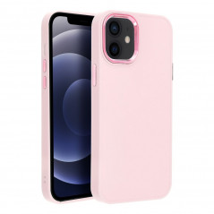 Kryt FRAME na Apple iPhone 12 mini Elegant Púdrovo ružový