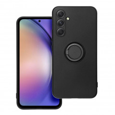 Kryt Silicone ring na Samsung Galaxy A54 Čierny