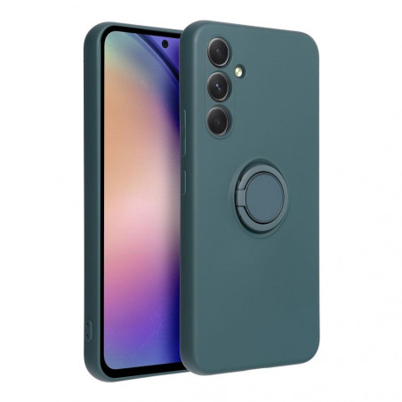 Kryt Silicone ring na Samsung Galaxy A54 Zelený