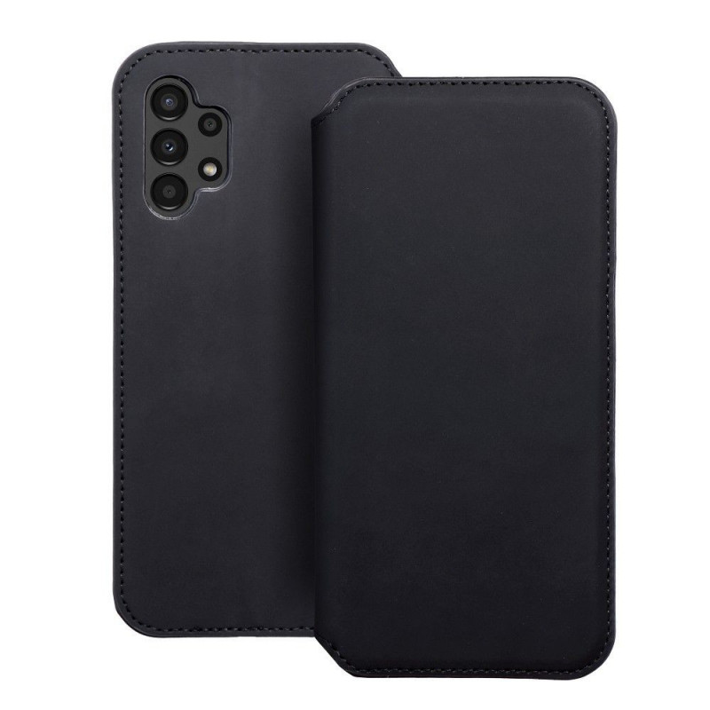 Peňaženkové puzdro Dual Pocket book na Samsung Galaxy A13 LTE Čierny 