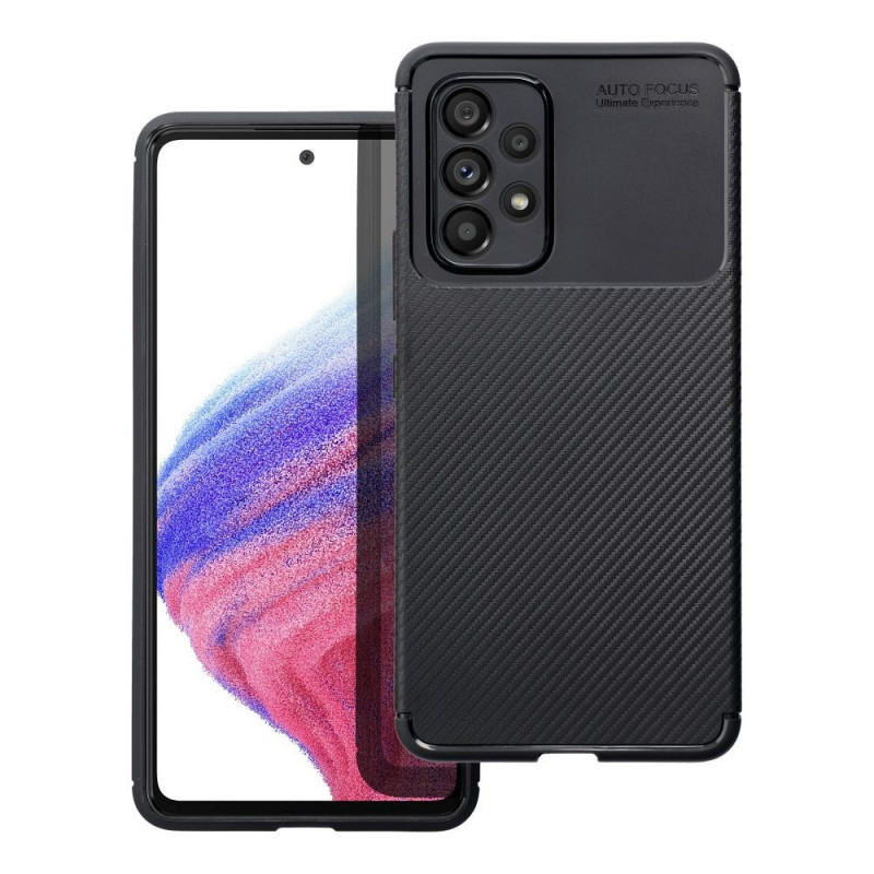 Kryt Carbon premium na Samsung Galaxy A14 LTE Elegant  Čierny